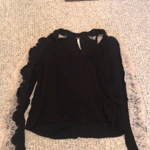 Free People V Neck Blouse